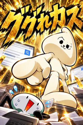 SR「ググれカス」の札の絵