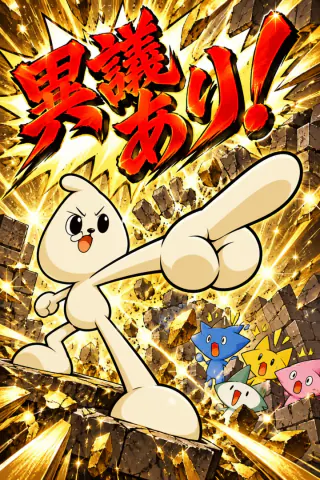 SR「異議あり!」の札の絵