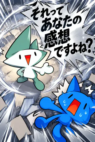 R「それってあなたの感想ですよね?」の札の絵