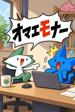 N「オマエモナー」の札の絵